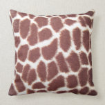 Giraffe Print Throw Pillow Giraffe Print Throw Pillow