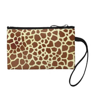 Giraffe Print Coin Purse