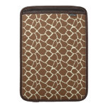 Giraffe Print MacBook Sleeves