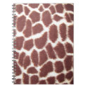 Giraffe Print Notebook notebook