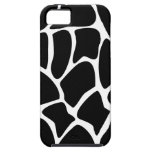 Giraffe Print Pattern. Animal Print Design, Black. iPhone 5 Covers