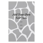 Giraffe Print Pattern. Animal Print Design, Black flyers