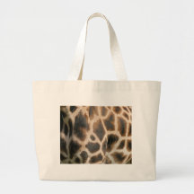 Giraffe Print Pattern Canvas Bag