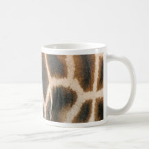 Giraffe Print Pattern Coffee Mug