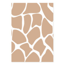 Giraffe Print Pattern in Beige. Business Cards