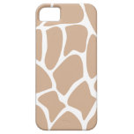 Giraffe Print Pattern in Beige. iPhone 5 Case