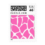 Giraffe Print Pattern in Bright Pink. Stamp