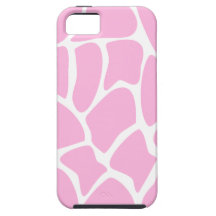 Giraffe Print Pattern in Candy Pink. iPhone 5 Cover