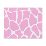 Giraffe Print Pattern in Candy Pink. flyers
