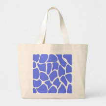 Giraffe Print Pattern in Cornflower Blue. Bags