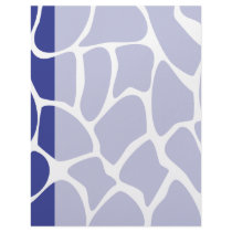 Giraffe Print Pattern in Dark Blue. Letterhead