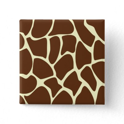 Giraffe Print Pattern in Dark Brown. Pins
