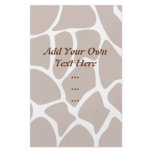 Giraffe Print Pattern in Dark Brown. flyers