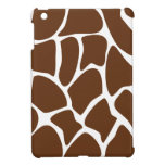 Giraffe Print Pattern in Dark Brown. ipad mini cases