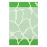 Giraffe Print Pattern in Jungle Green. flyers
