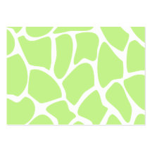 Giraffe Print Pattern in Light Lime Green. Business Card Template