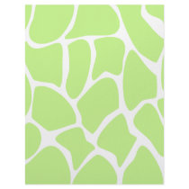 Giraffe Print Pattern in Light Lime Green. Customized Letterhead