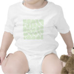 Giraffe Print Pattern in Mint Green. T Shirt