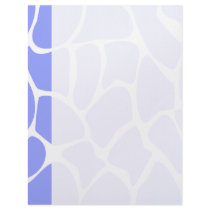Giraffe Print Pattern in Sky Blue. Personalized Letterhead