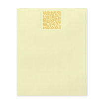 Giraffe Print Pattern in Yellow. Flyers