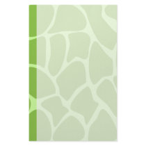 Giraffe Print Pattern. Safari Green. Stationery