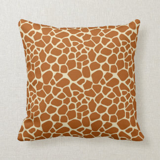 giraffe print throw pillows