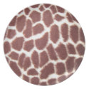 Giraffe Print Plates plate