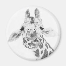Giraffe Refrigerator Magnet