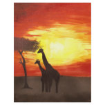 Giraffe Silhouette flyers