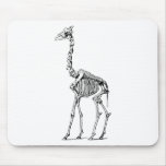Giraffe Skeleton Mousepad