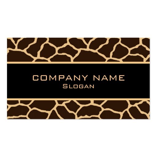 Giraffe skin Business Cards