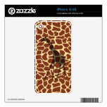 Giraffe Skin Decals For iPhone 4S