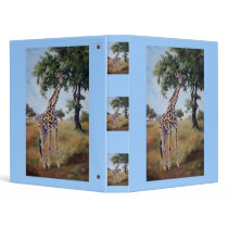 Giraffe Standing Tall Giraffe Binder