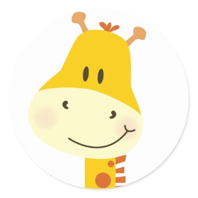 Giraffe stickers