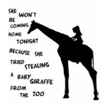 Giraffe Theft Tee Shirts