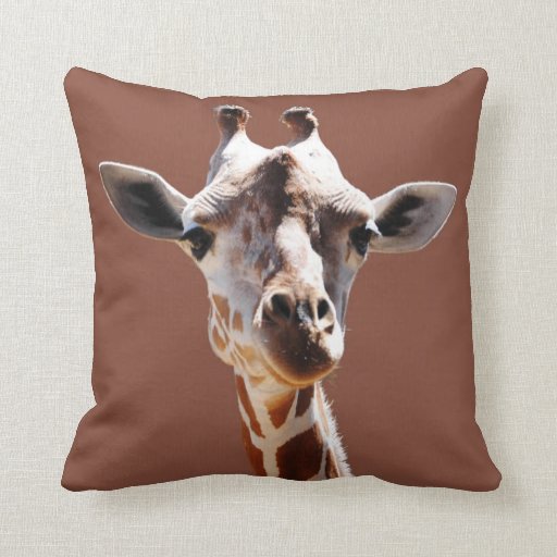 giraffe pillow