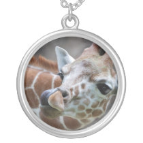 Giraffe Tongue Sterling Silver Necklace