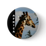 Giraffe wildlife safari buttons