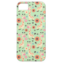 Giraffes and Spring Flowers Pattern casemate cases