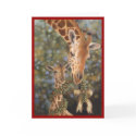 Giraffes Holiday Card
