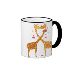 Giraffes in Love Coffee Mugs