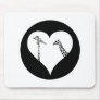 Giraffes Love Cranes Mouse Pad