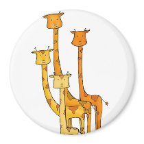 Giraffes magnets by MayaDevi Giraffes magnets