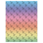 Giraffes on rainbow pastel flyers