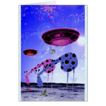 Giraffes on the Moon cards by 3DMOONMAN Giraffes on the Moon cards