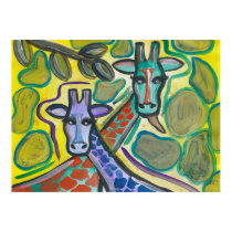 Giraffes Poster