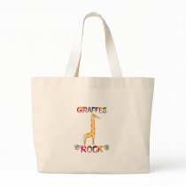 GIRAFFES ROCK TOTE BAGS
