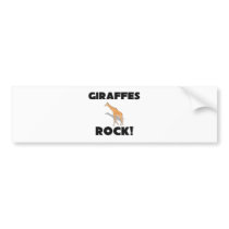 Giraffes Rock bumper stickers