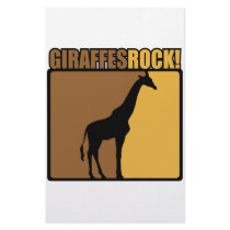 Giraffes Rock! stationery