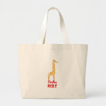 Giraffes Rule Tote Bag